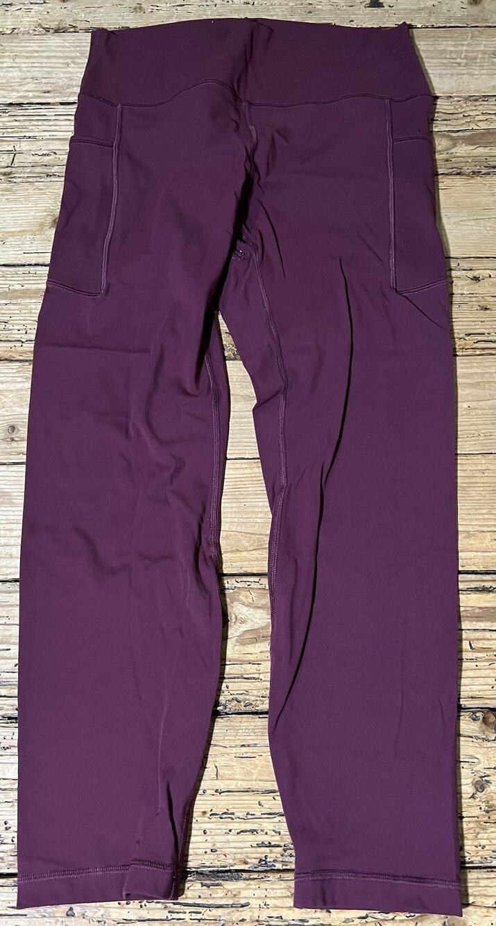 Heynut Women’s Size M Burgundy Active Leggings